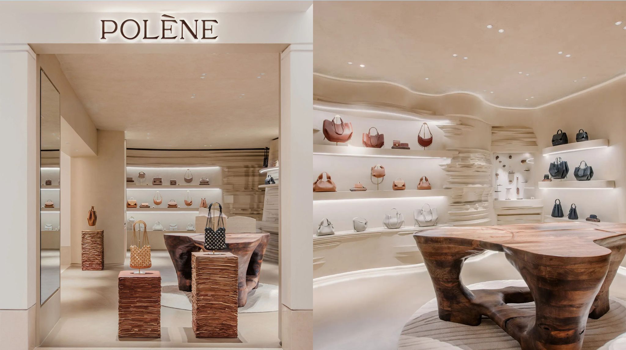 Polène’s boutique at Le Bon Marché