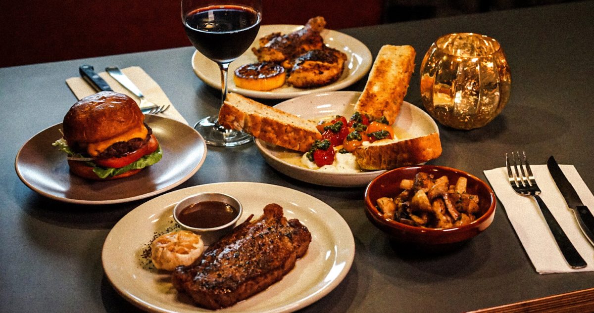 Rex Steakhouse Food Spread